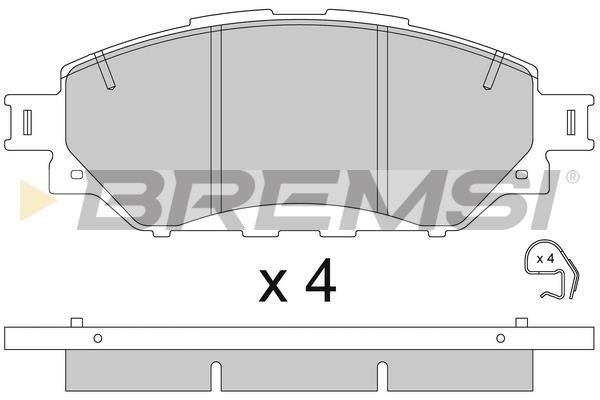 Bremsi BP3838 Brake Pad Set, disc brake BP3838
