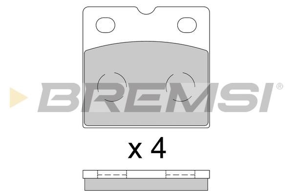 Bremsi BP3851 Rear disc brake pads, set BP3851