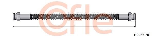 Cofle 92.BH.PE026 Brake Hose 92BHPE026