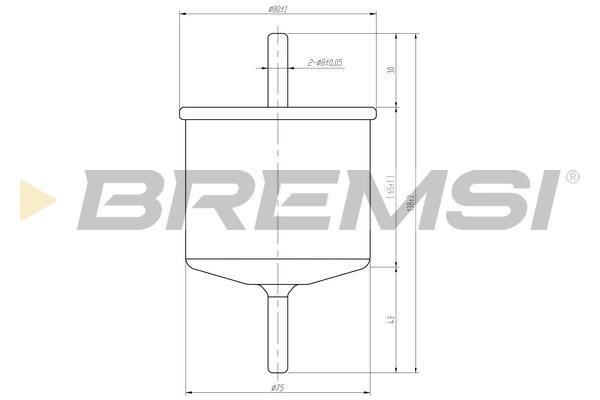 Bremsi FE0399 Fuel filter FE0399
