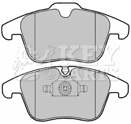 Key parts KBP2023 Brake Pad Set, disc brake KBP2023