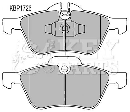 Key parts KBP1726 Brake Pad Set, disc brake KBP1726
