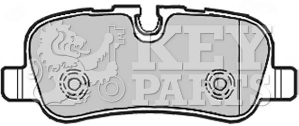 Key parts KBP1941 Brake Pad Set, disc brake KBP1941