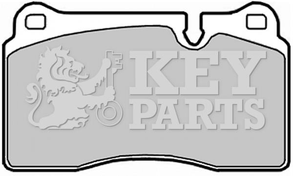 Key parts KBP2017 Brake Pad Set, disc brake KBP2017