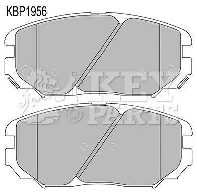 Key parts KBP1956 Brake Pad Set, disc brake KBP1956