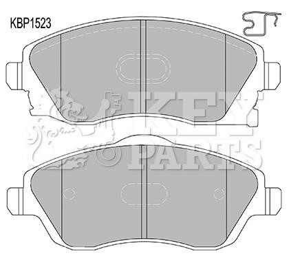 Key parts KBP1523 Brake Pad Set, disc brake KBP1523