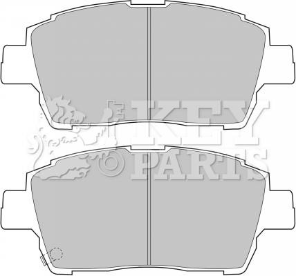 Key parts KBP1728 Brake Pad Set, disc brake KBP1728