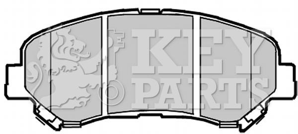 Key parts KBP2084 Brake Pad Set, disc brake KBP2084