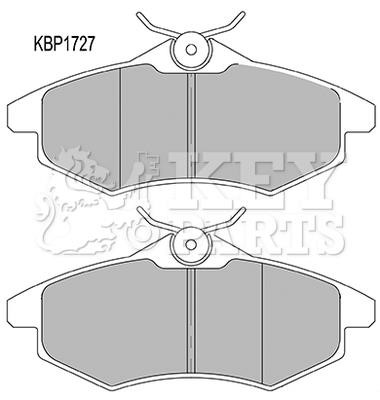 Key parts KBP1727 Brake Pad Set, disc brake KBP1727