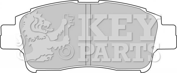 Key parts KBP1681 Brake Pad Set, disc brake KBP1681
