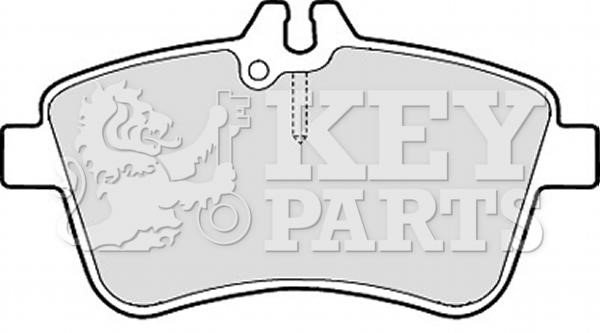 Key parts KBP2145 Brake Pad Set, disc brake KBP2145