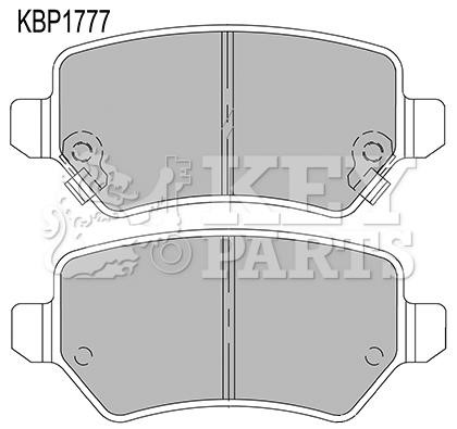 Key parts KBP1777 Brake Pad Set, disc brake KBP1777