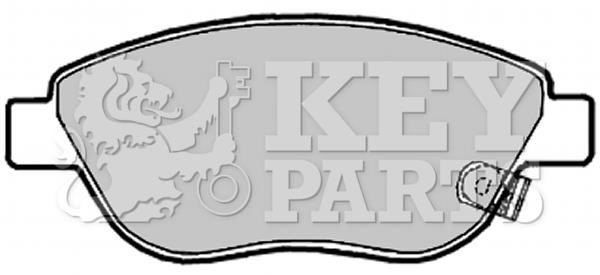 Key parts KBP2028 Brake Pad Set, disc brake KBP2028