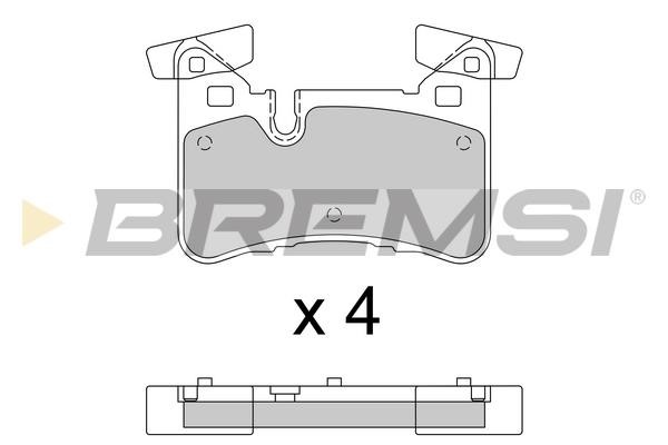 Bremsi BP3773 Brake Pad Set, disc brake BP3773