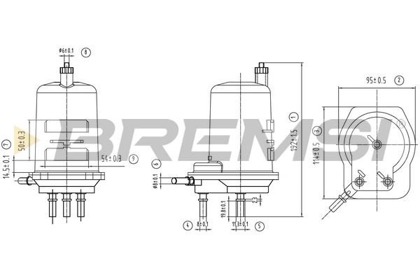 Bremsi FE0776 Fuel filter FE0776