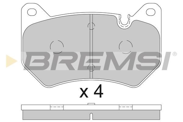 Bremsi BP3852 Brake Pad Set, disc brake BP3852