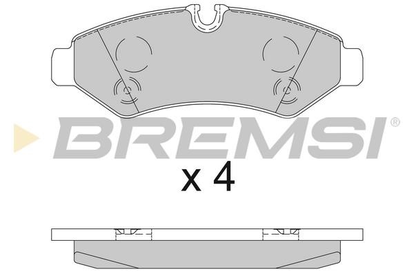 Bremsi BP3848 Brake Pad Set, disc brake BP3848