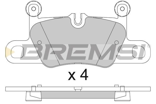 Bremsi BP3832 Brake Pad Set, disc brake BP3832