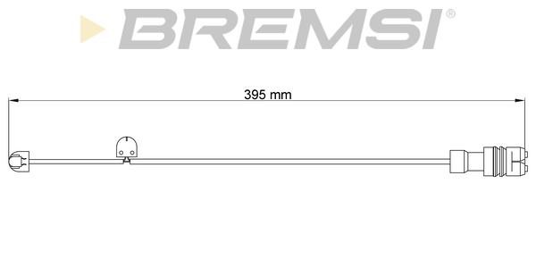 Bremsi WI0705 Warning contact, brake pad wear WI0705