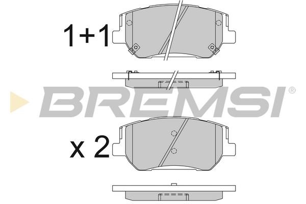 Bremsi BP3830 Brake Pad Set, disc brake BP3830