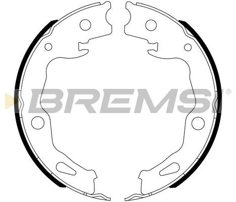 Bremsi GF1117 Parking brake shoes GF1117