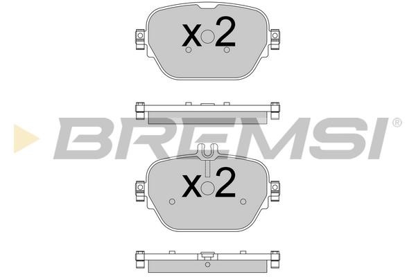 Bremsi BP3770 Brake Pad Set, disc brake BP3770