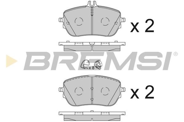 Bremsi BP3853 Brake Pad Set, disc brake BP3853