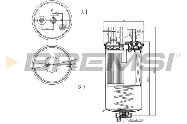 Bremsi FE0351 Fuel filter FE0351