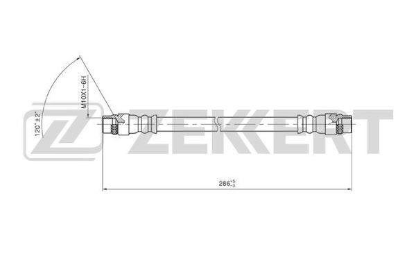 Zekkert BS-9423 Brake Hose BS9423