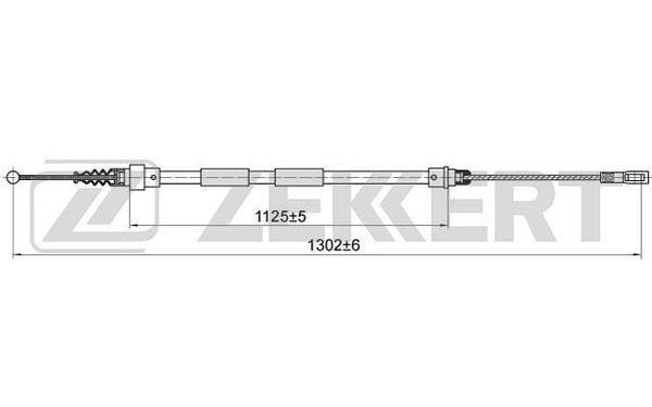 Zekkert BZ-1152 Cable, parking brake BZ1152