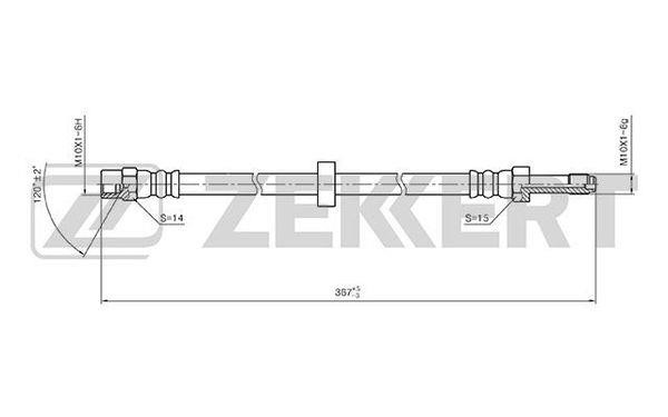 Zekkert BS-9390 Brake Hose BS9390