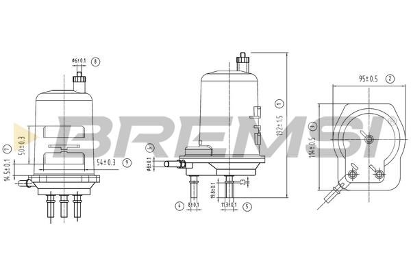 Bremsi FE0060 Fuel filter FE0060