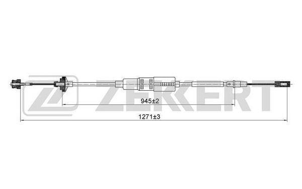 Zekkert BZ-1227 Clutch Cable BZ1227