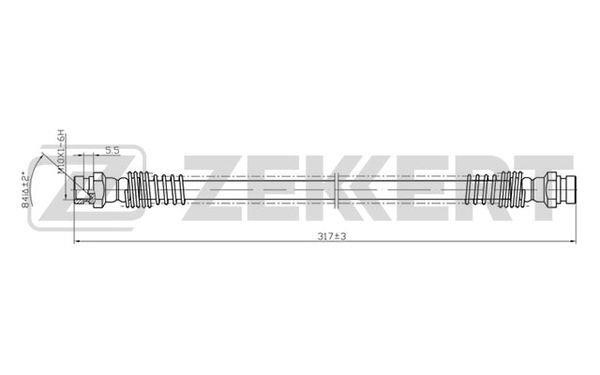 Zekkert BS-9121 Brake Hose BS9121
