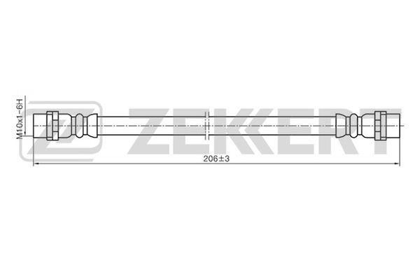 Zekkert BS-9193 Brake Hose BS9193