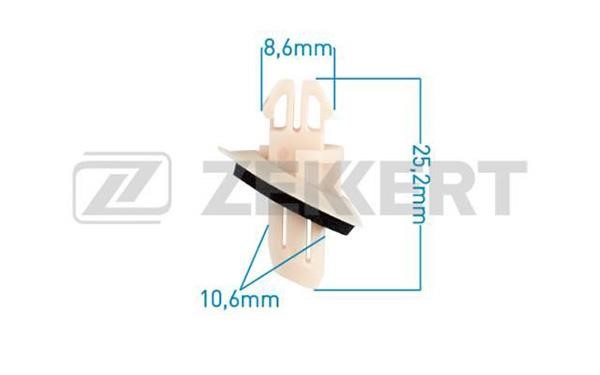Zekkert BE-2357 Clip, trim/protective strip BE2357