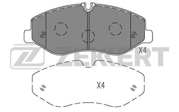 Zekkert BS-1419 Front disc brake pads, set BS1419