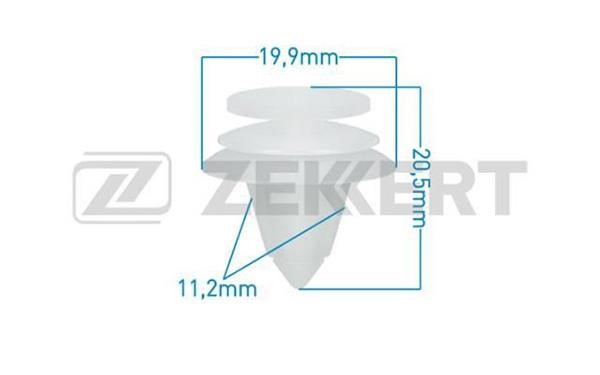 Zekkert BE-1526 Clip, trim/protective strip BE1526