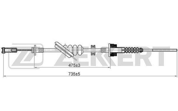 Zekkert BZ-1141 Clutch Cable BZ1141