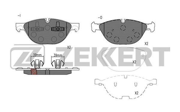 Zekkert BS-2936 Brake Pad Set, disc brake BS2936