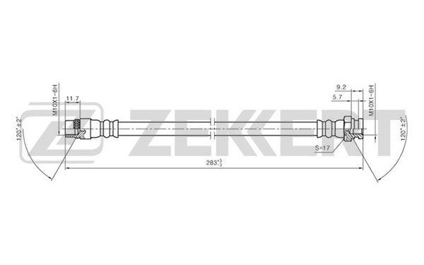 Zekkert BS-9237 Brake Hose BS9237