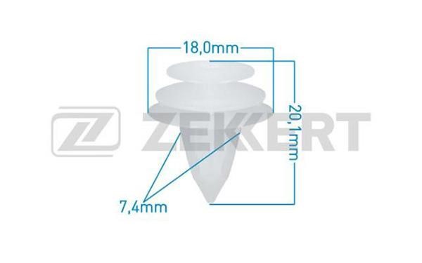 Zekkert BE-2525 Clip, trim/protective strip BE2525