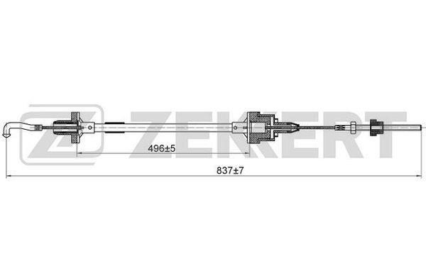 Zekkert BZ-1169 Clutch Cable BZ1169