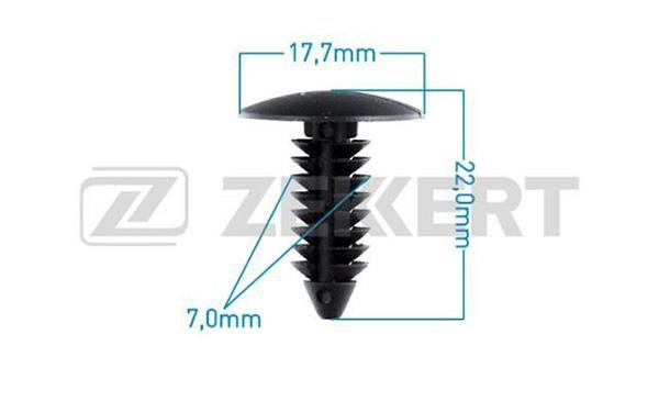 Zekkert BE-1203 Clip, trim/protective strip BE1203