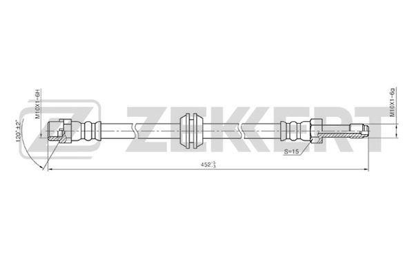 Zekkert BS-9279 Brake Hose BS9279