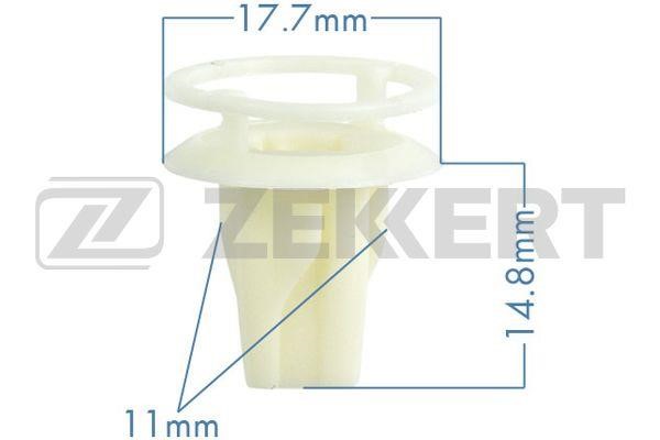 Zekkert BE-1852 Clip, trim/protective strip BE1852