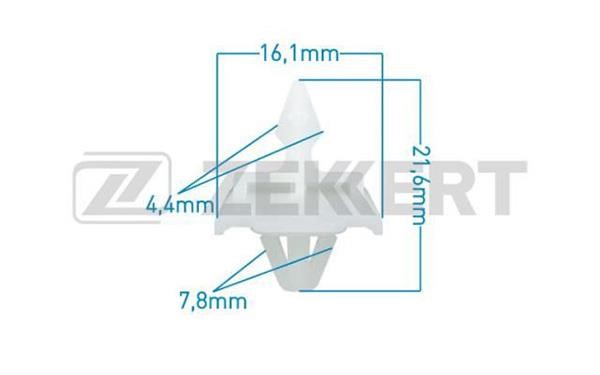 Zekkert BE-2910 Clip, trim/protective strip BE2910