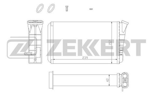 Zekkert MK-5028 Heat Exchanger, interior heating MK5028