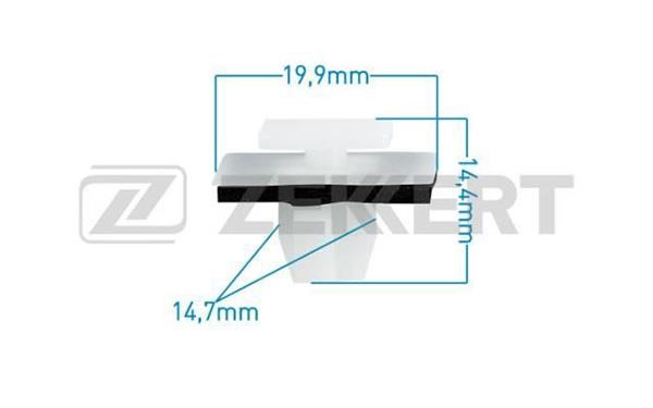Zekkert BE-2731 Clip, trim/protective strip BE2731