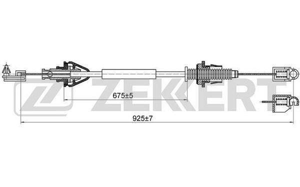 Zekkert BZ-1164 Accelerator Cable BZ1164